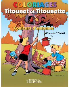 Coloriages Titounet et Titounette - Couleurs d'automne